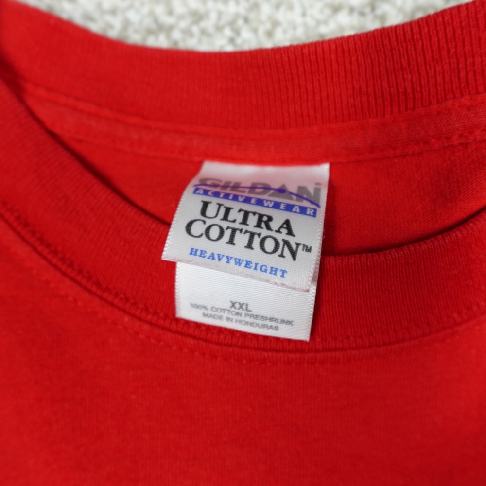 Vintage 2002 Minnesota State Fair Staff Shirt Red Gildan Pocket Tee XXL Mens - Picture 3 of 5